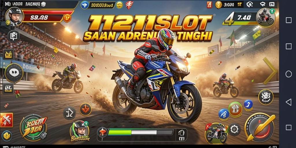 Gameplay seru dan balapan motor menantang di 1121SLOT.