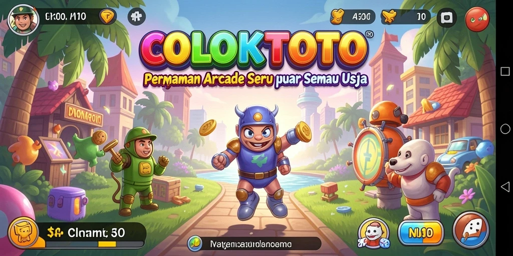 Gameplay seru COLOKTOTO dengan grafis yang menakjubkan.