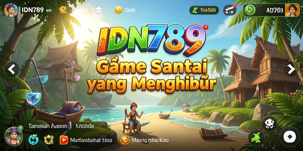 Tampilan gameplay menarik dari IDN789, penuh warna dan menyenangkan.