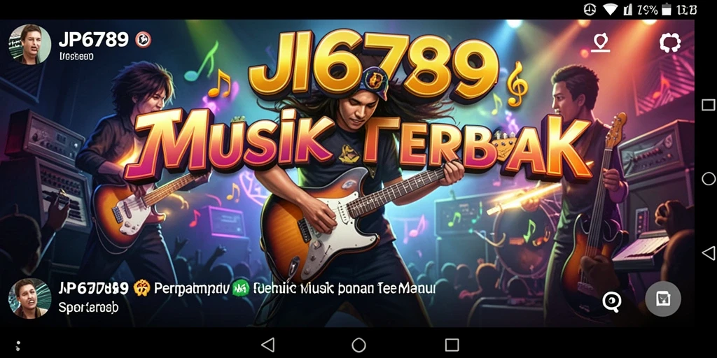 Tampilan gameplay JP6789 yang menarik dengan musik interaktif.