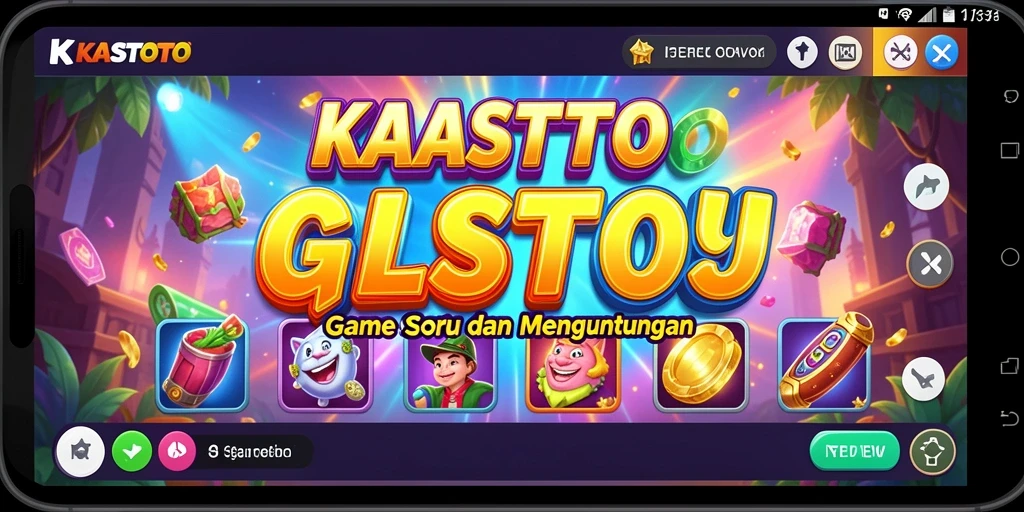 Tampilan gameplay KASTOTO yang seru dan menghibur.