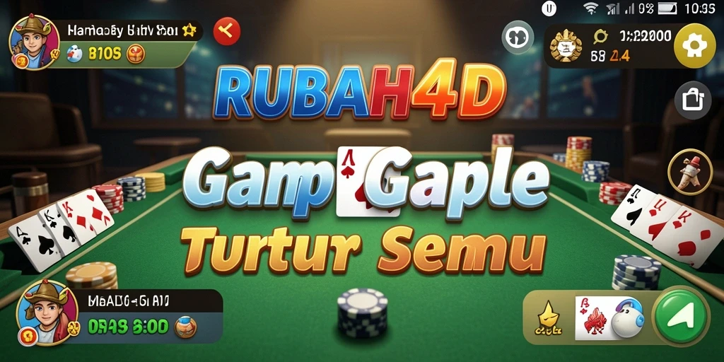 Gameplay seru Gaple di RUBAH4D yang mengasyikkan.