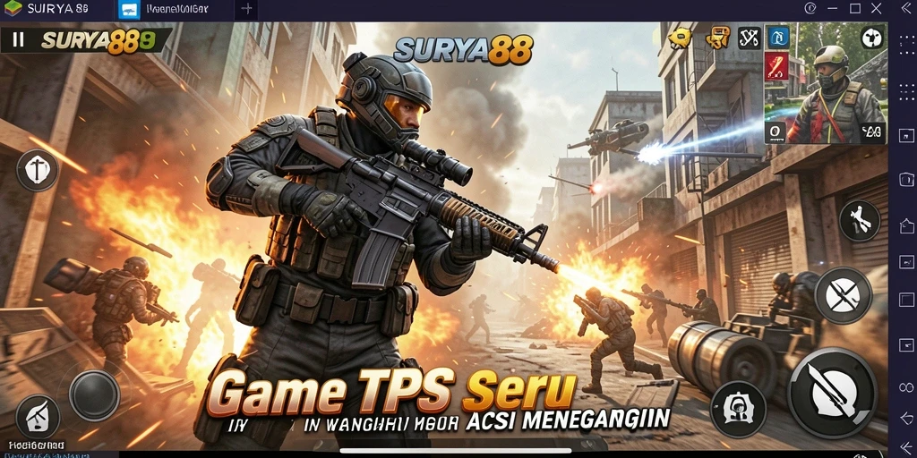 Tampilan utama gameplay <strong>SURYA88</strong> dengan aksi menegangkan dan grafis yang menawan.